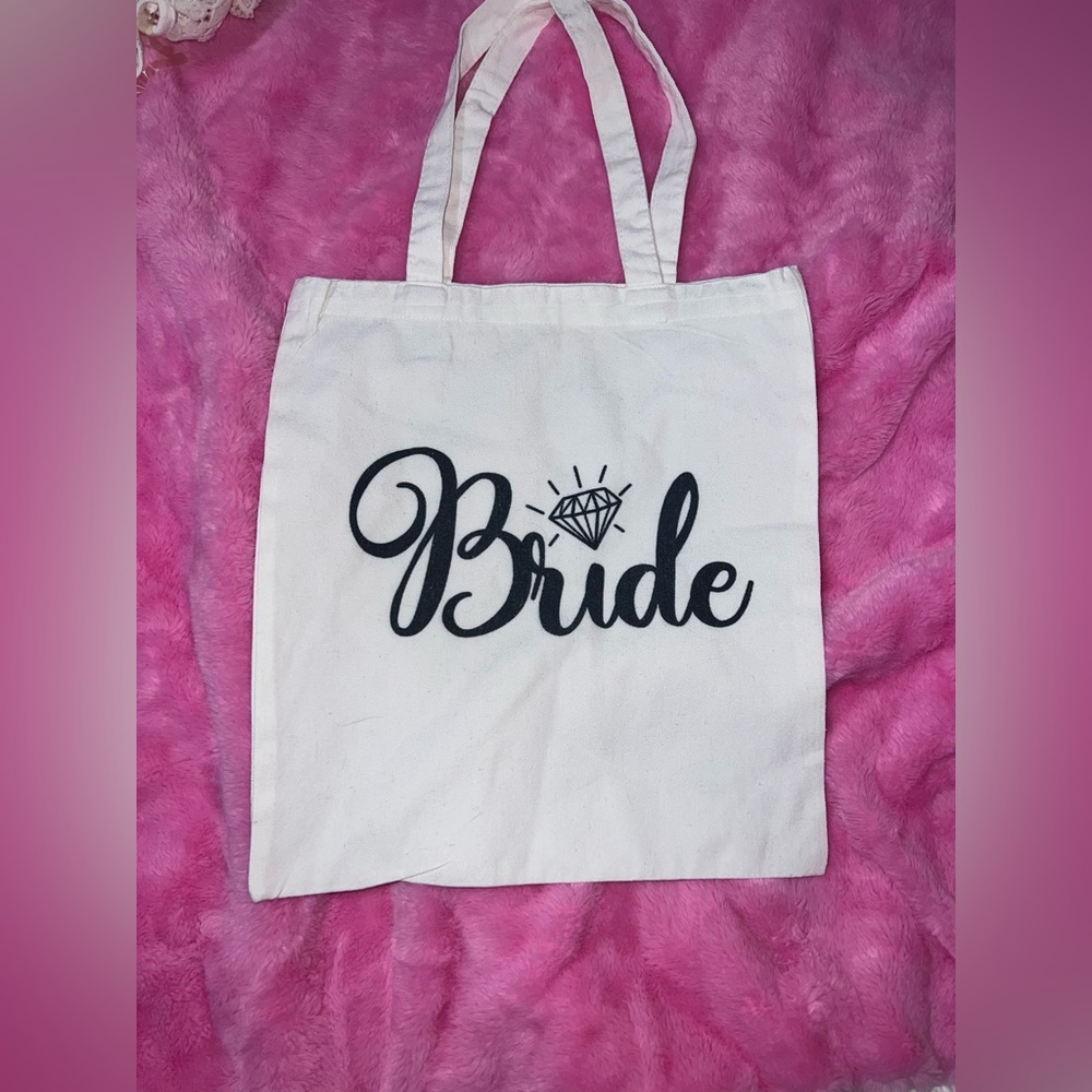 Bride Canvas Tote